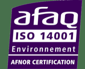 ISO 14001 Environnement, certification AFAQ AFNOR