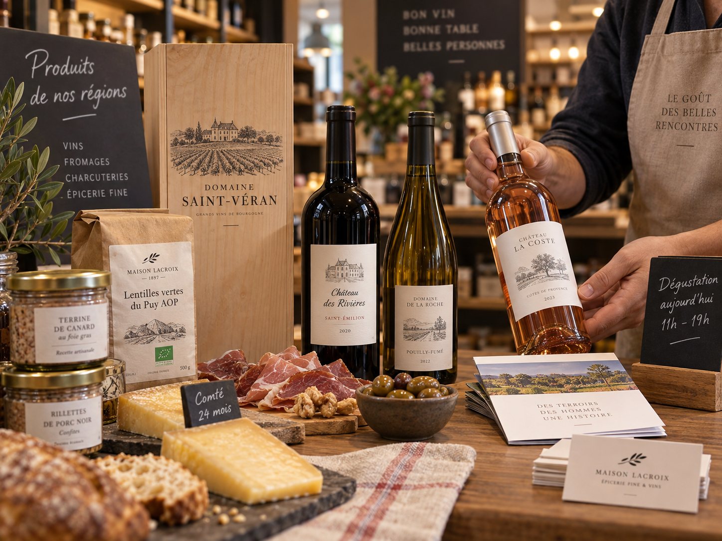 Étiquettes et packaging pour l'agroalimentaire, les vins et spiritueux