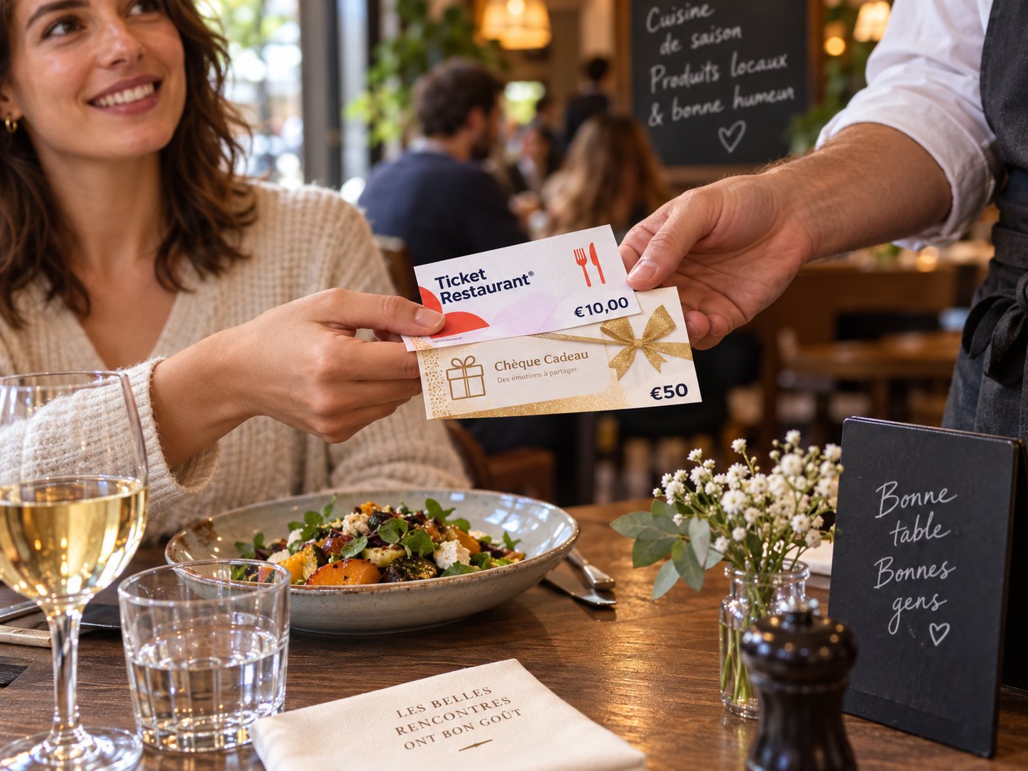 Titres cadeaux et titres-restaurant sécurisés
