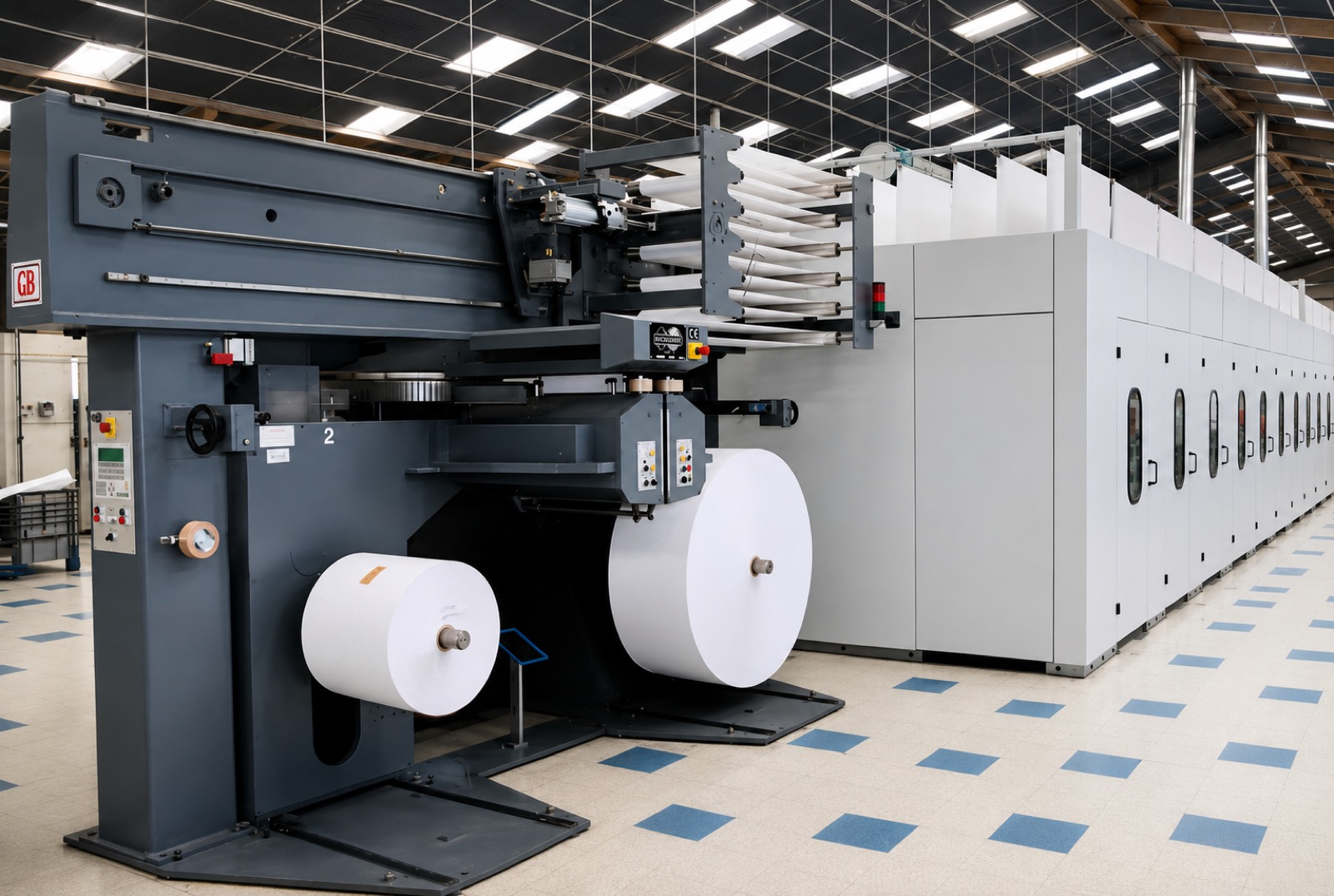 Rotative offset continu du site d'Aigurande