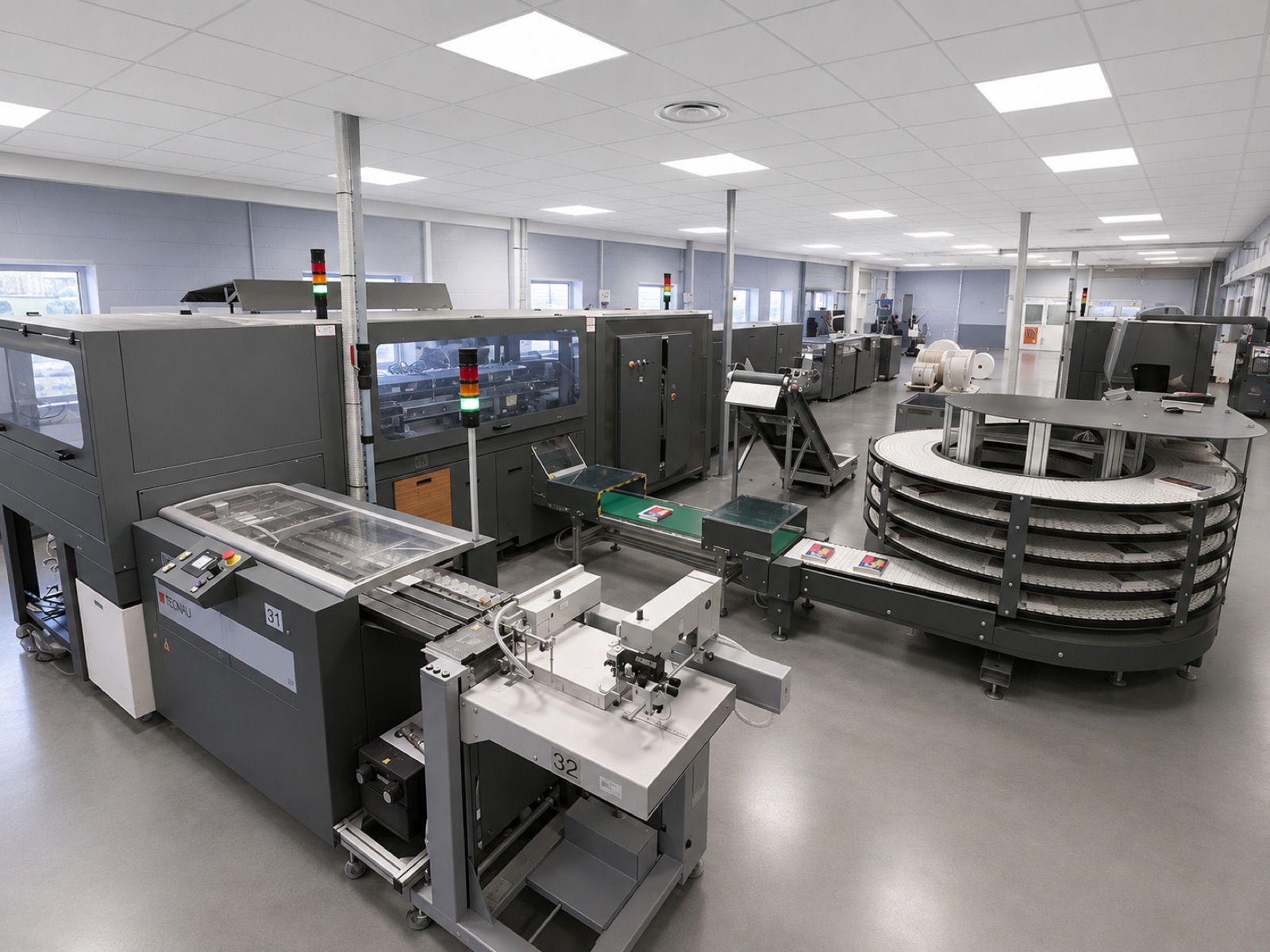 Presse jet d'encre Libra 800, site de Noyelles-sous-Lens