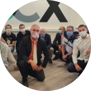 Les équipes DCX, marque digitale du groupe
