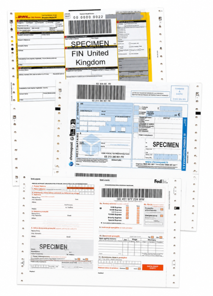 Lire la suite à propos de l’article Documents de transport multifeuillets