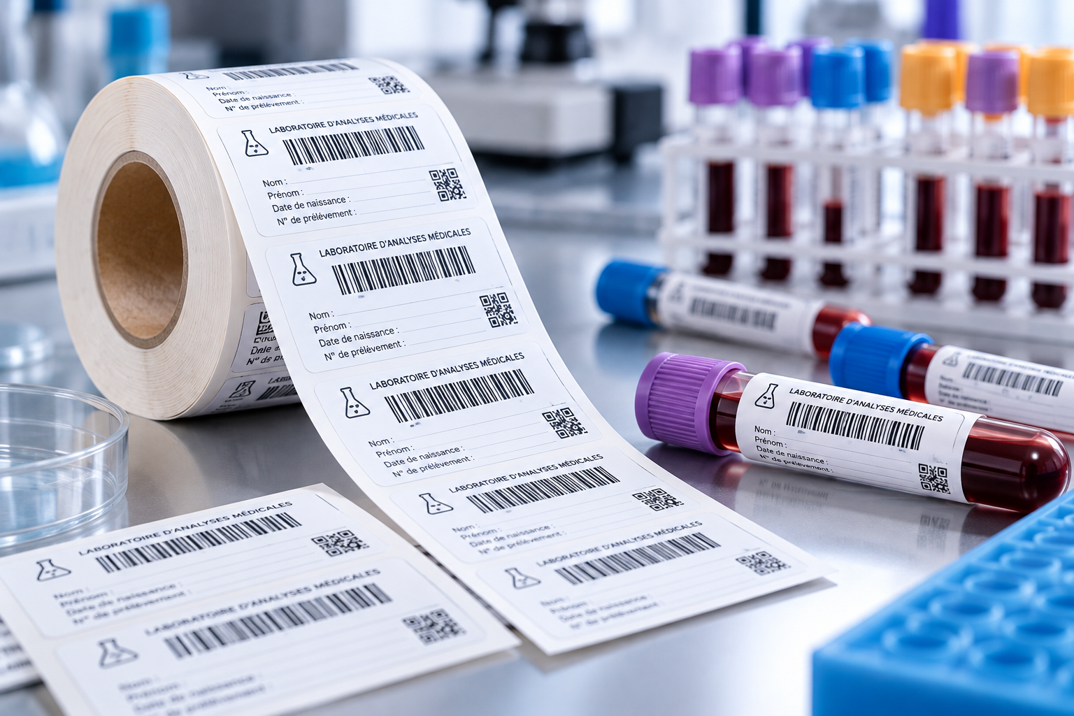 Lire la suite à propos de l’article Étiquettes laboratoires